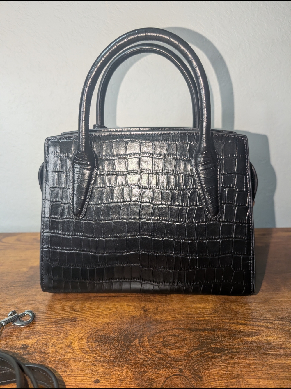 NWOT Coach Andrea Mini Croc-embossed Bag - Picture 6 of 8